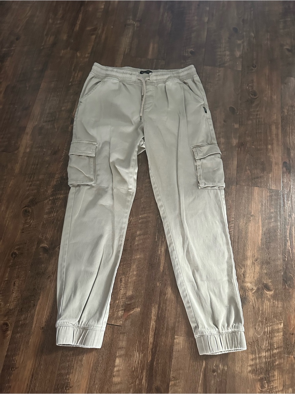 Silver Jeans Men's Cargo Joggers - Light Beige